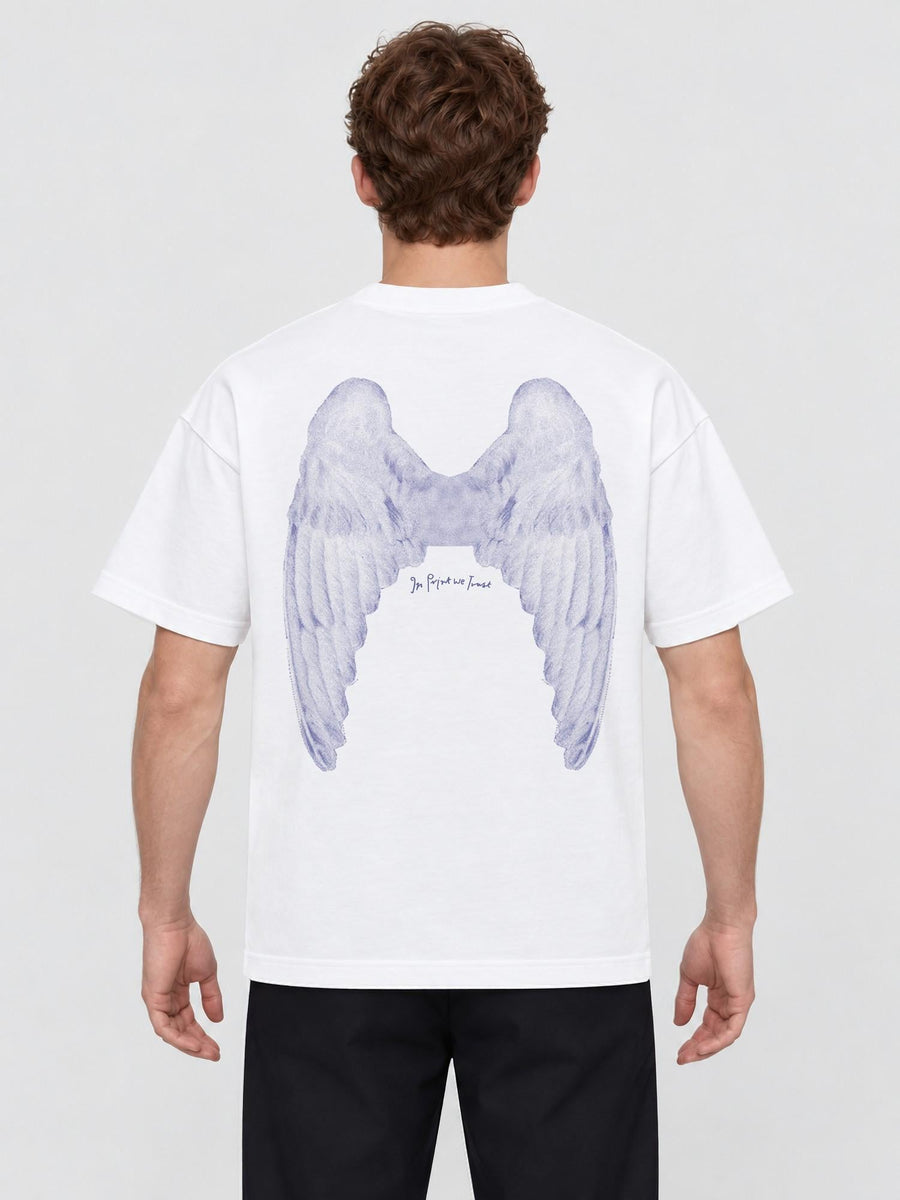 angel heavyweight tee - In Print We Trust