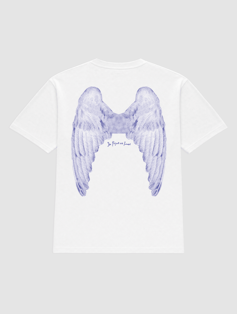angel heavyweight tee - In Print We Trust