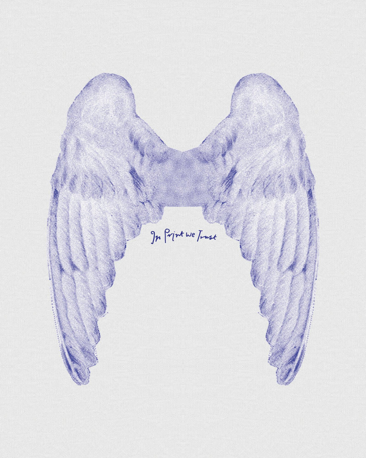 angel heavyweight tee - In Print We Trust