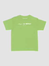 angel or devil baby tee - In Print We Trust