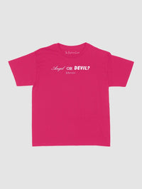 angel or devil baby tee - In Print We Trust