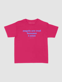 angels are real baby tee - In Print We Trust