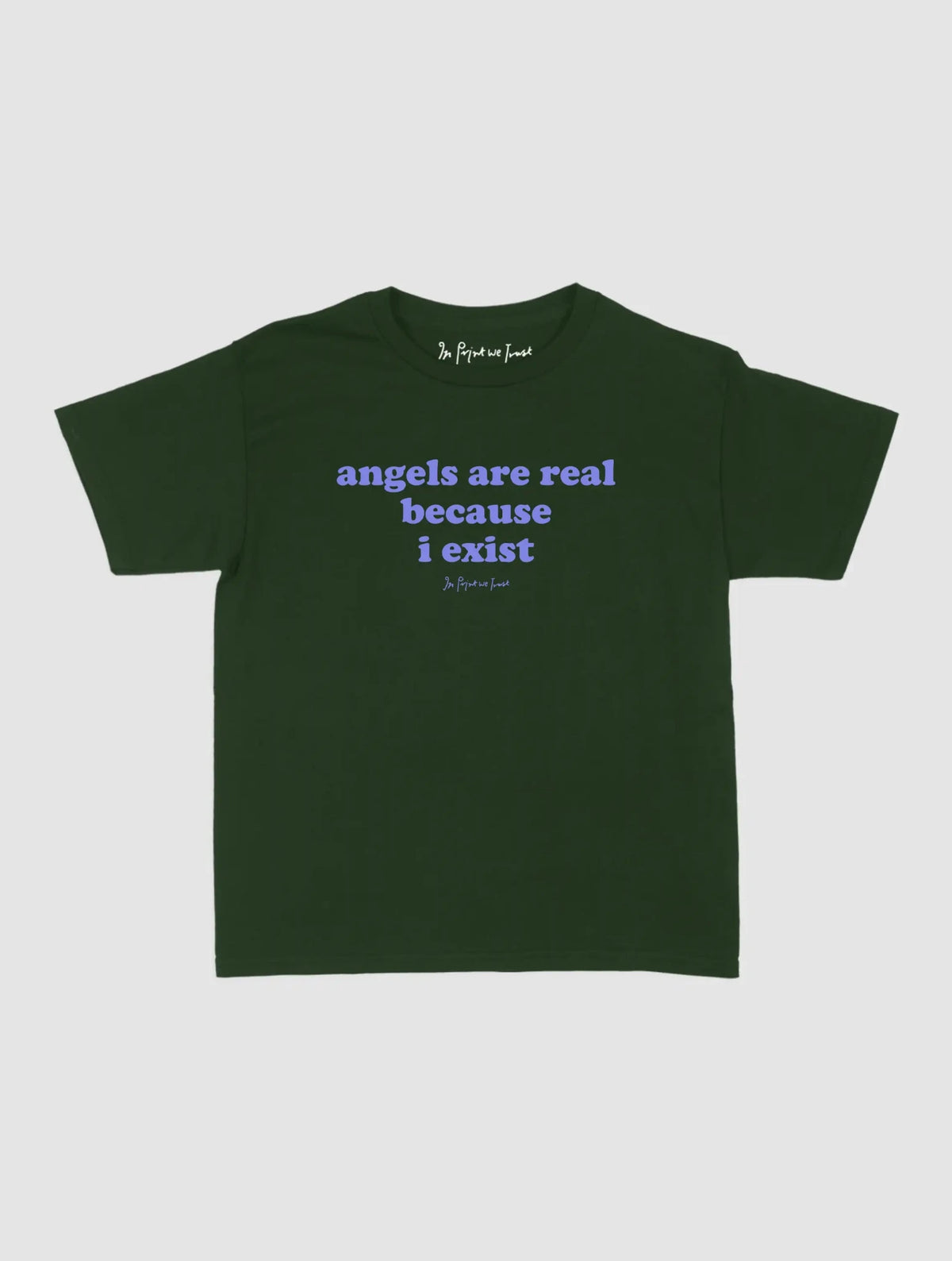 angels are real baby tee - In Print We Trust