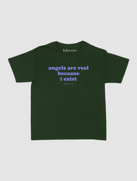 angels are real baby tee - In Print We Trust
