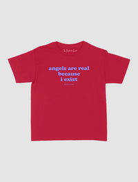 angels are real baby tee - In Print We Trust