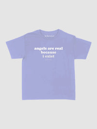 angels are real baby tee - In Print We Trust