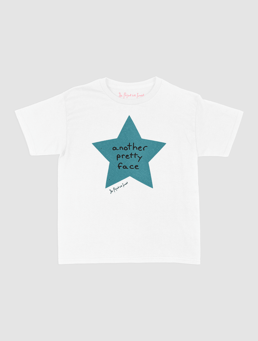 another pretty face baby tee - In Print We Trust
