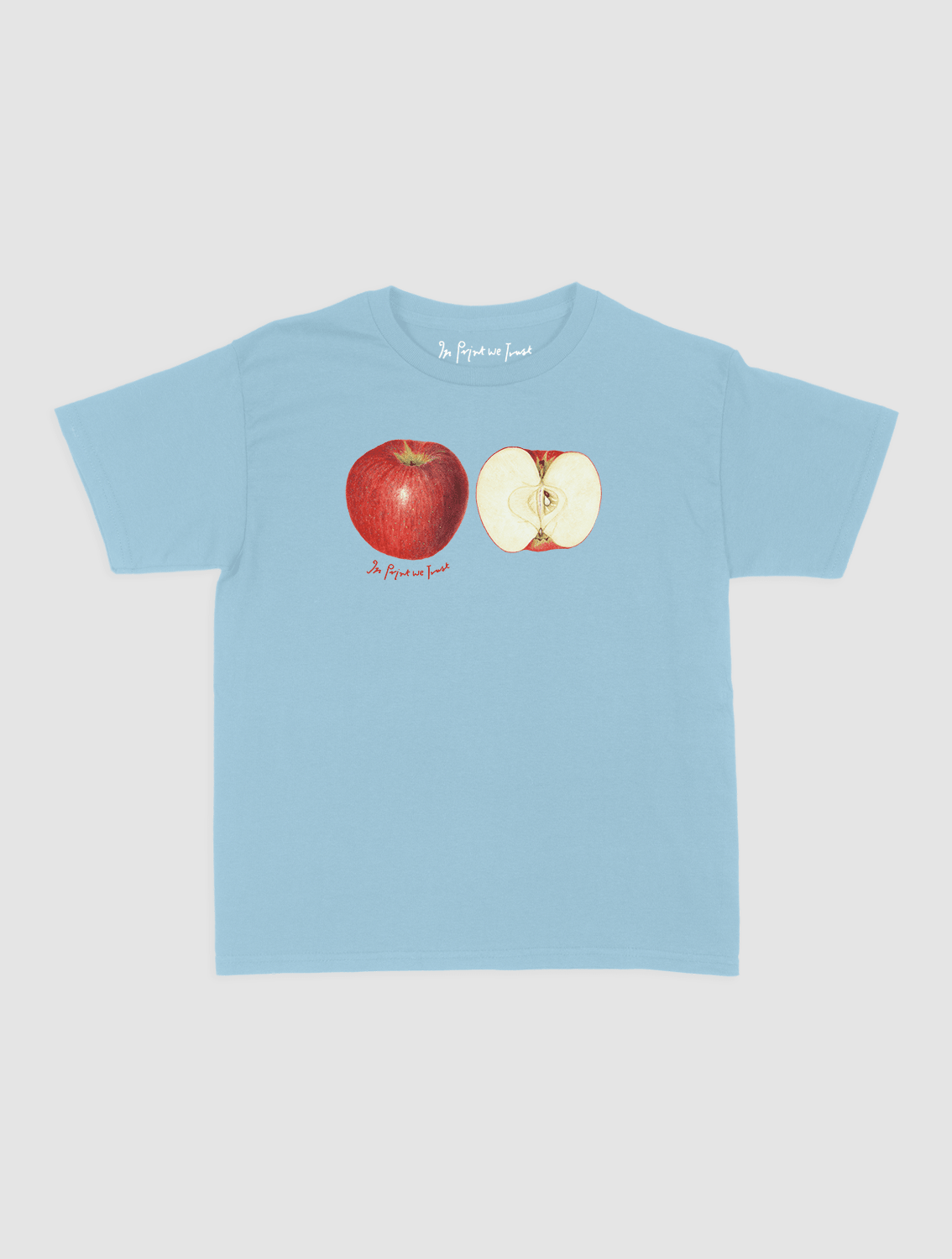 apples baby tee - In Print We Trust