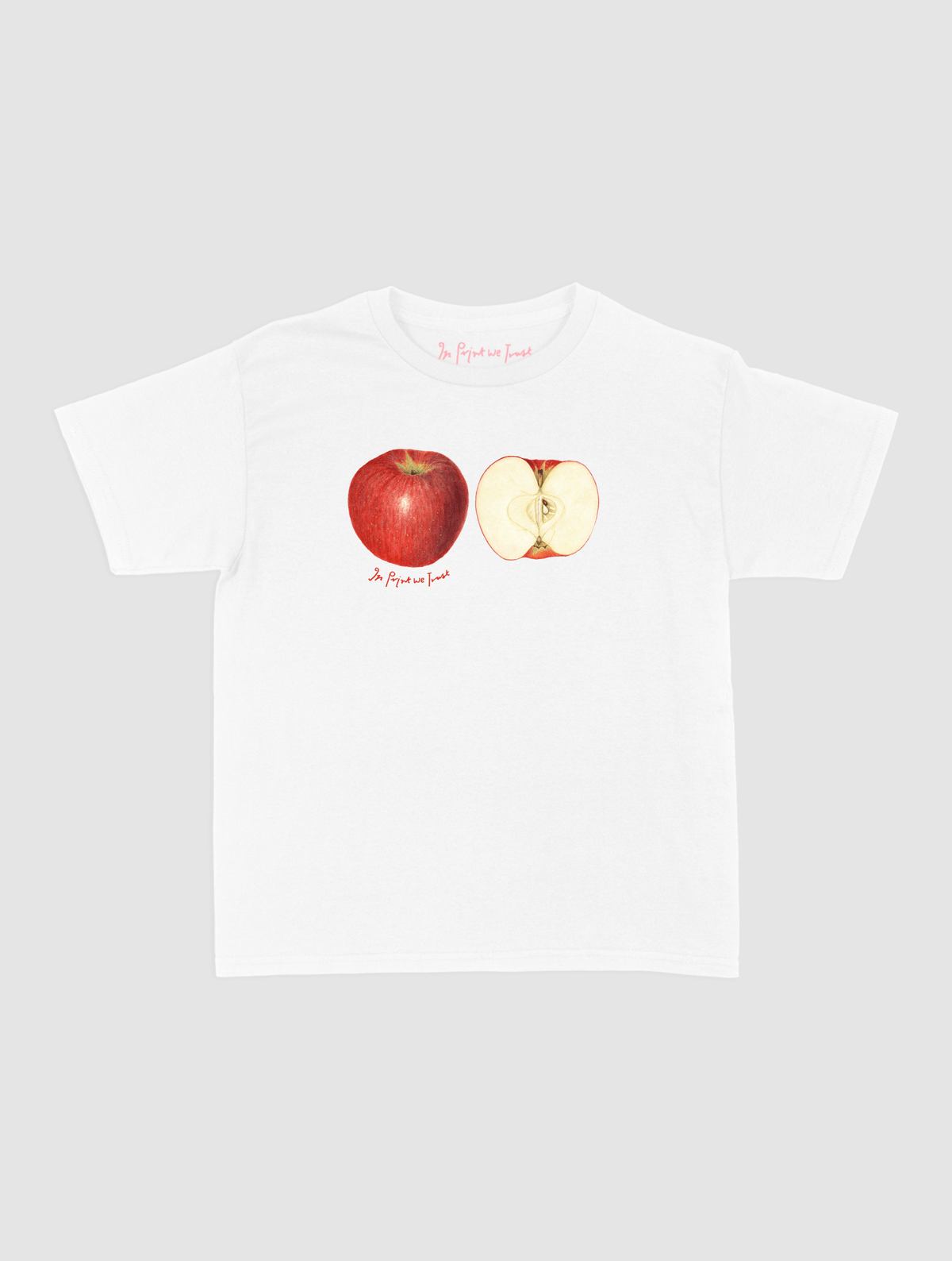 apples baby tee - In Print We Trust