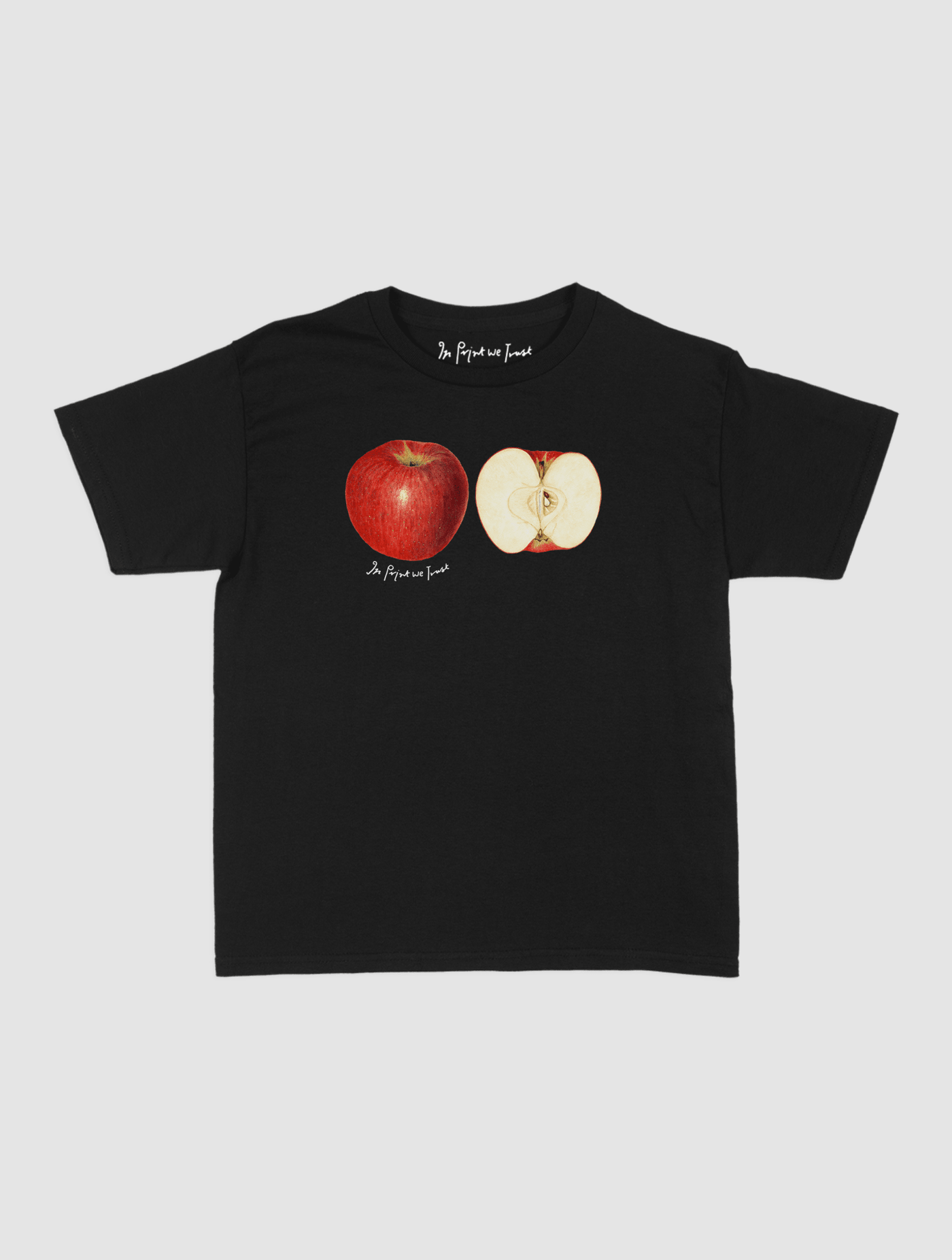 apples baby tee - In Print We Trust