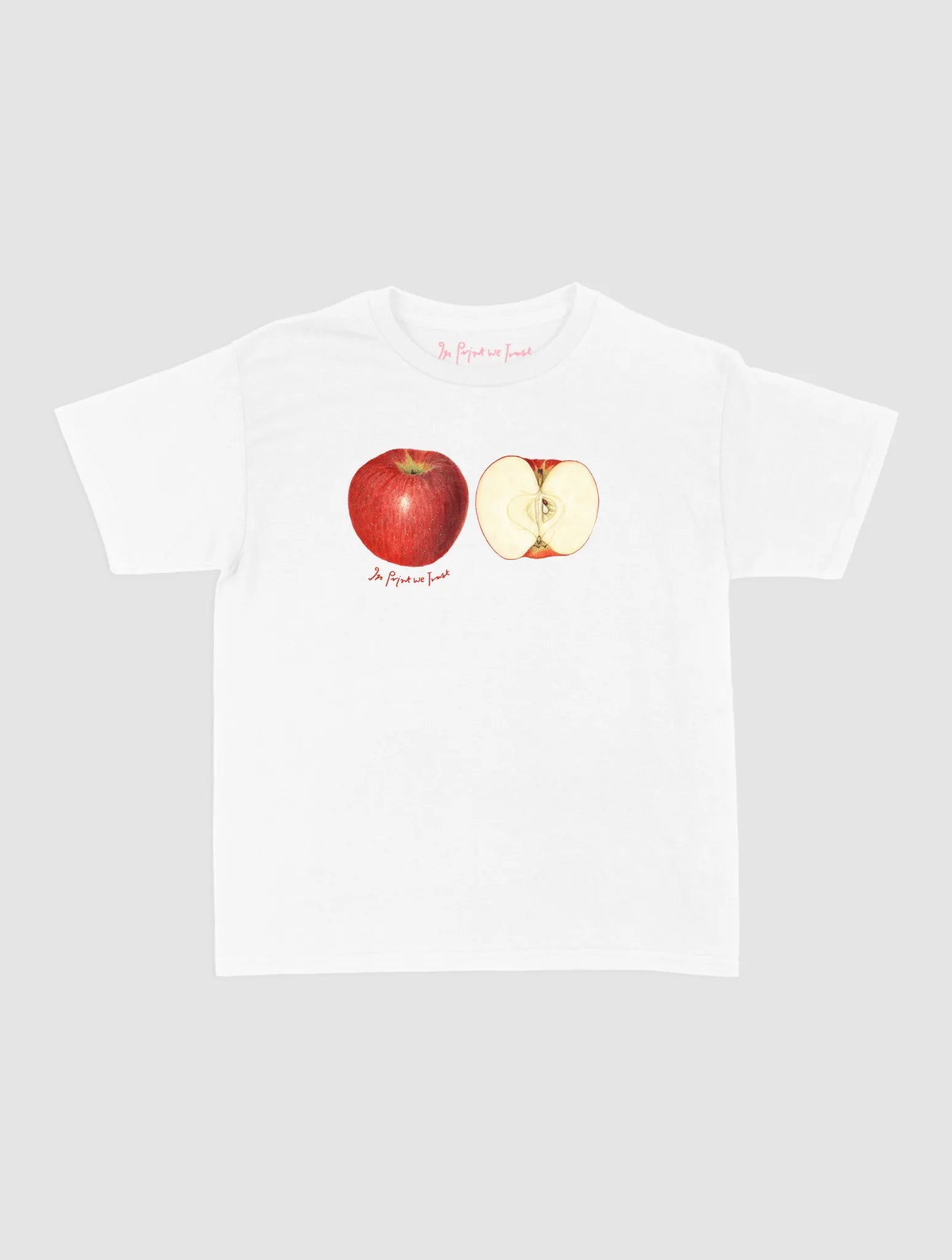 apples baby tee - In Print We Trust