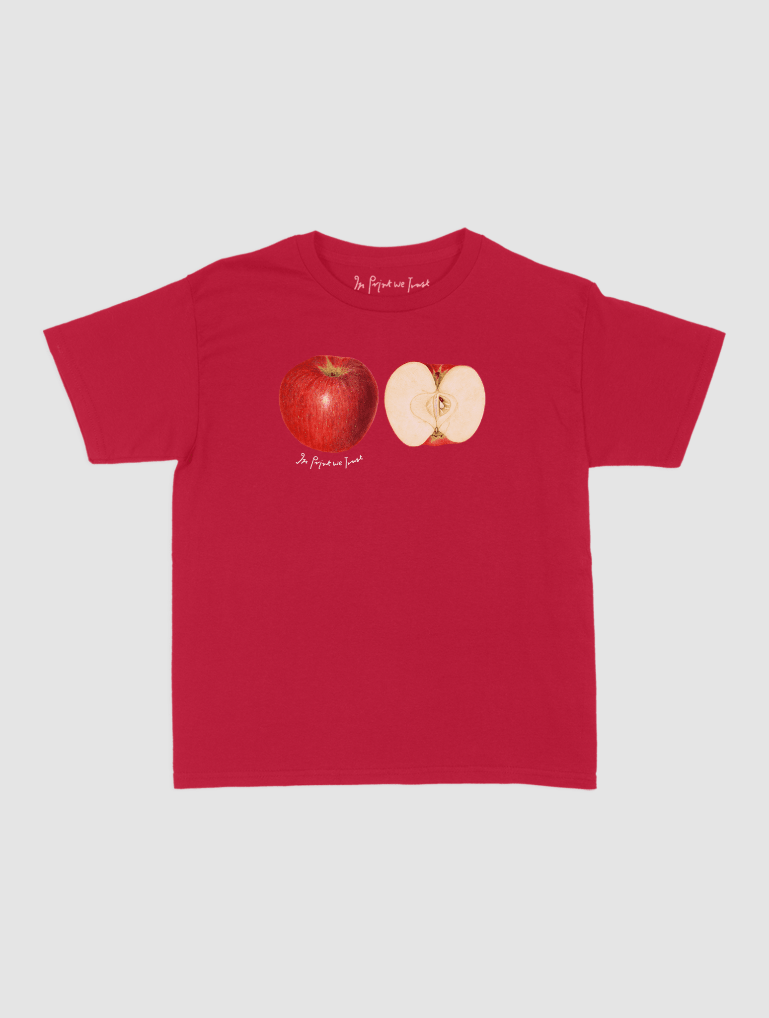 apples baby tee - In Print We Trust