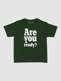 are you ready? baby tee - In Print We Trust