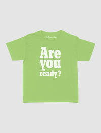 are you ready? baby tee - In Print We Trust