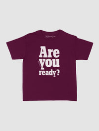 are you ready? baby tee - In Print We Trust