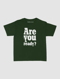 are you ready? baby tee - In Print We Trust