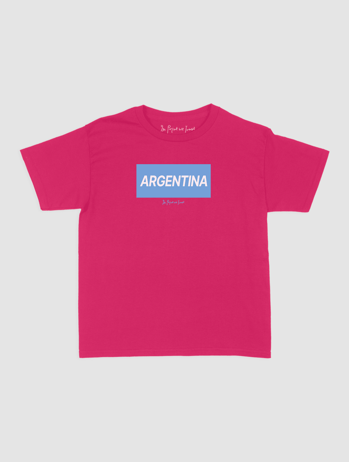 argentina baby tee - In Print We Trust