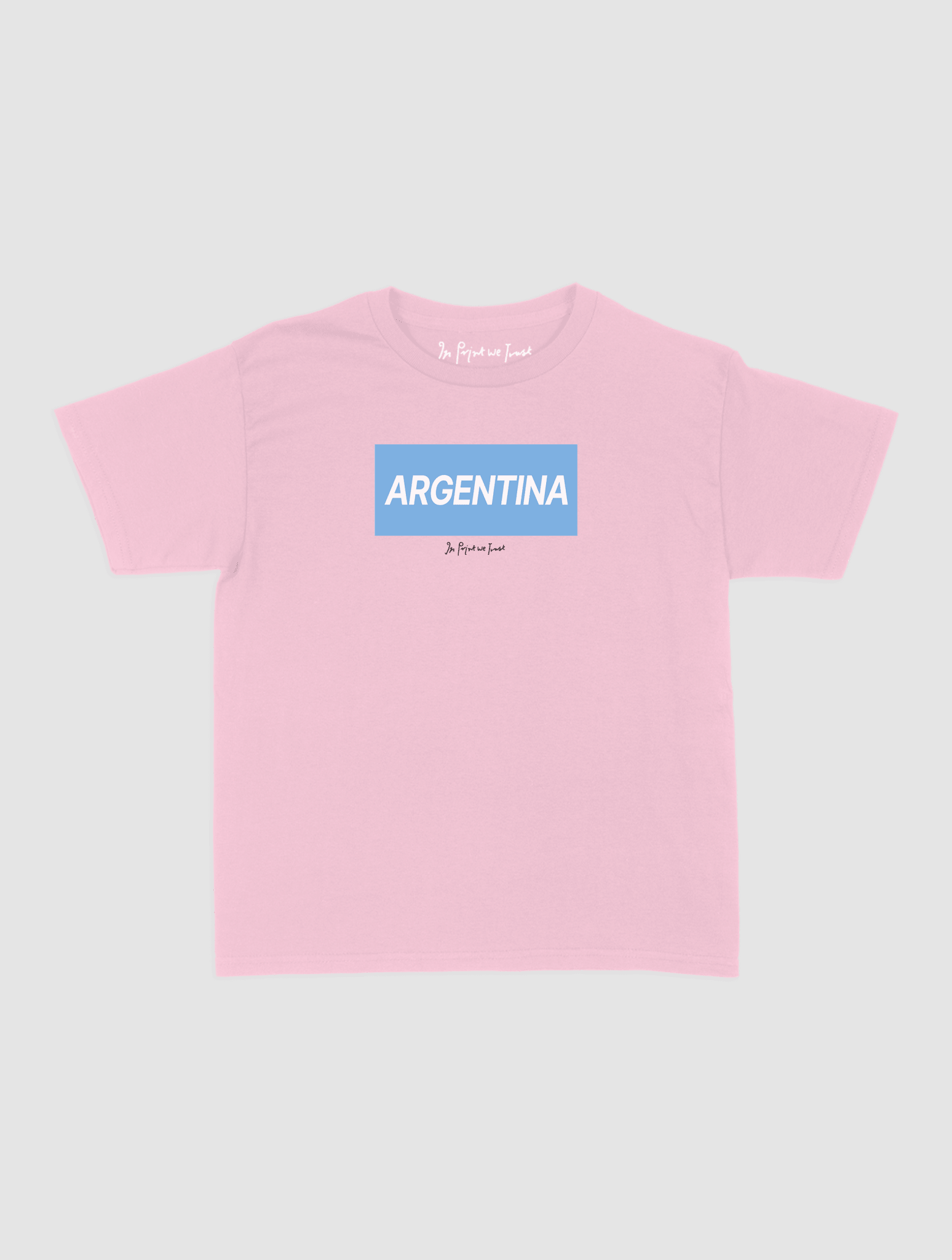 argentina baby tee - In Print We Trust