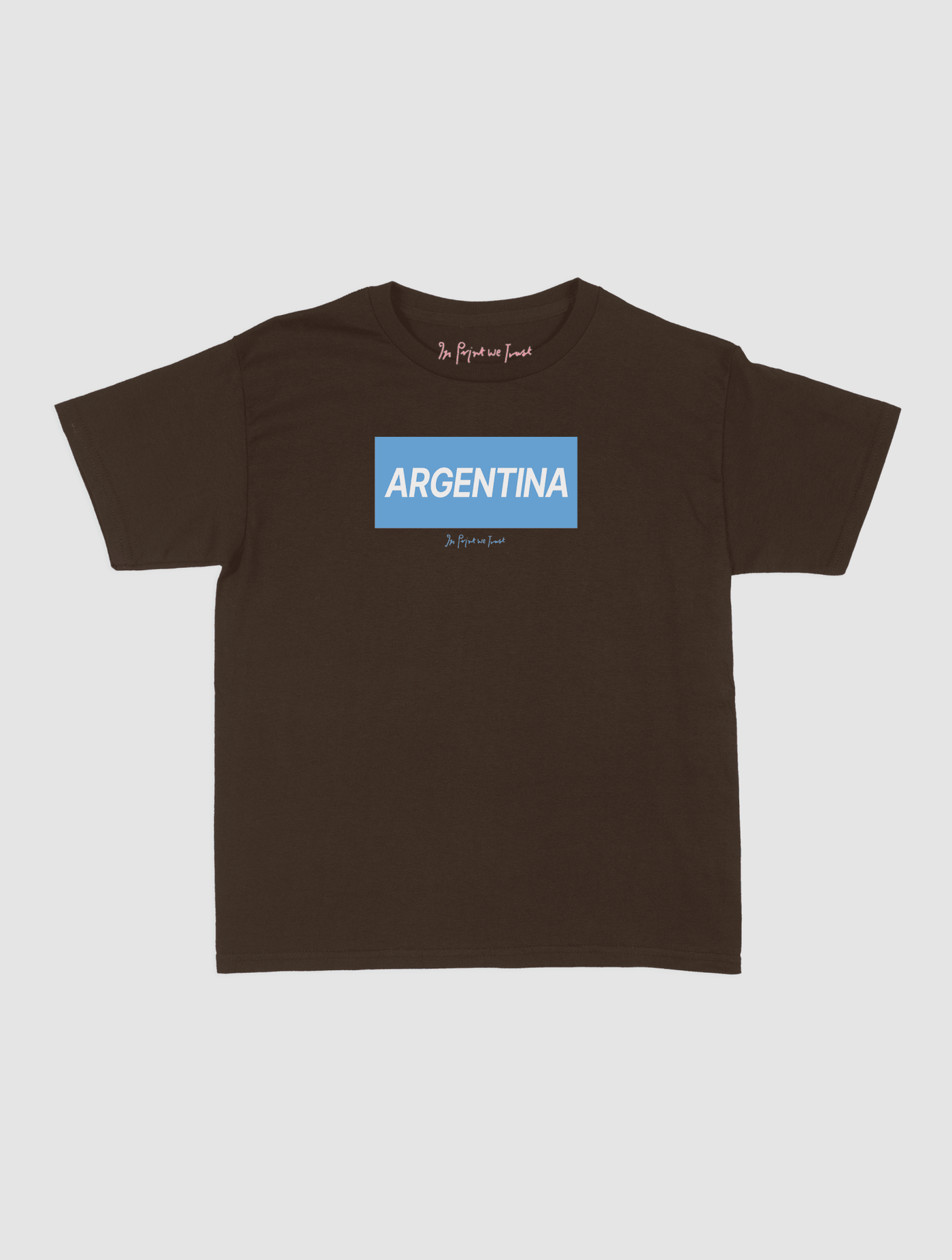 argentina baby tee - In Print We Trust