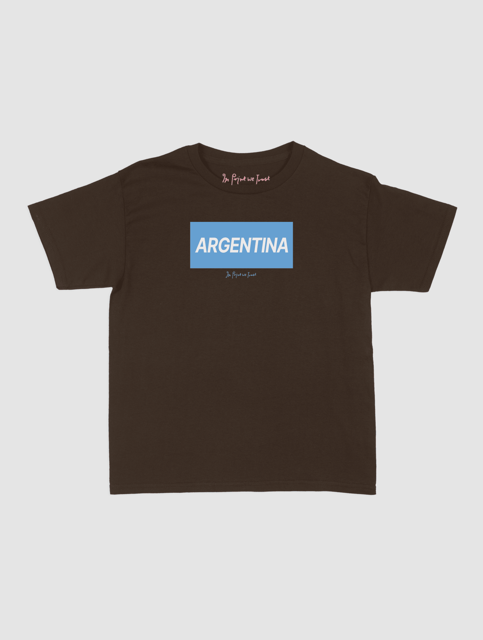 argentina baby tee - In Print We Trust