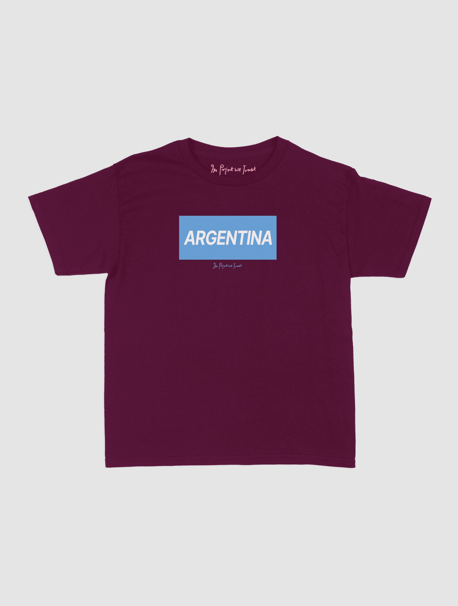 argentina baby tee - In Print We Trust
