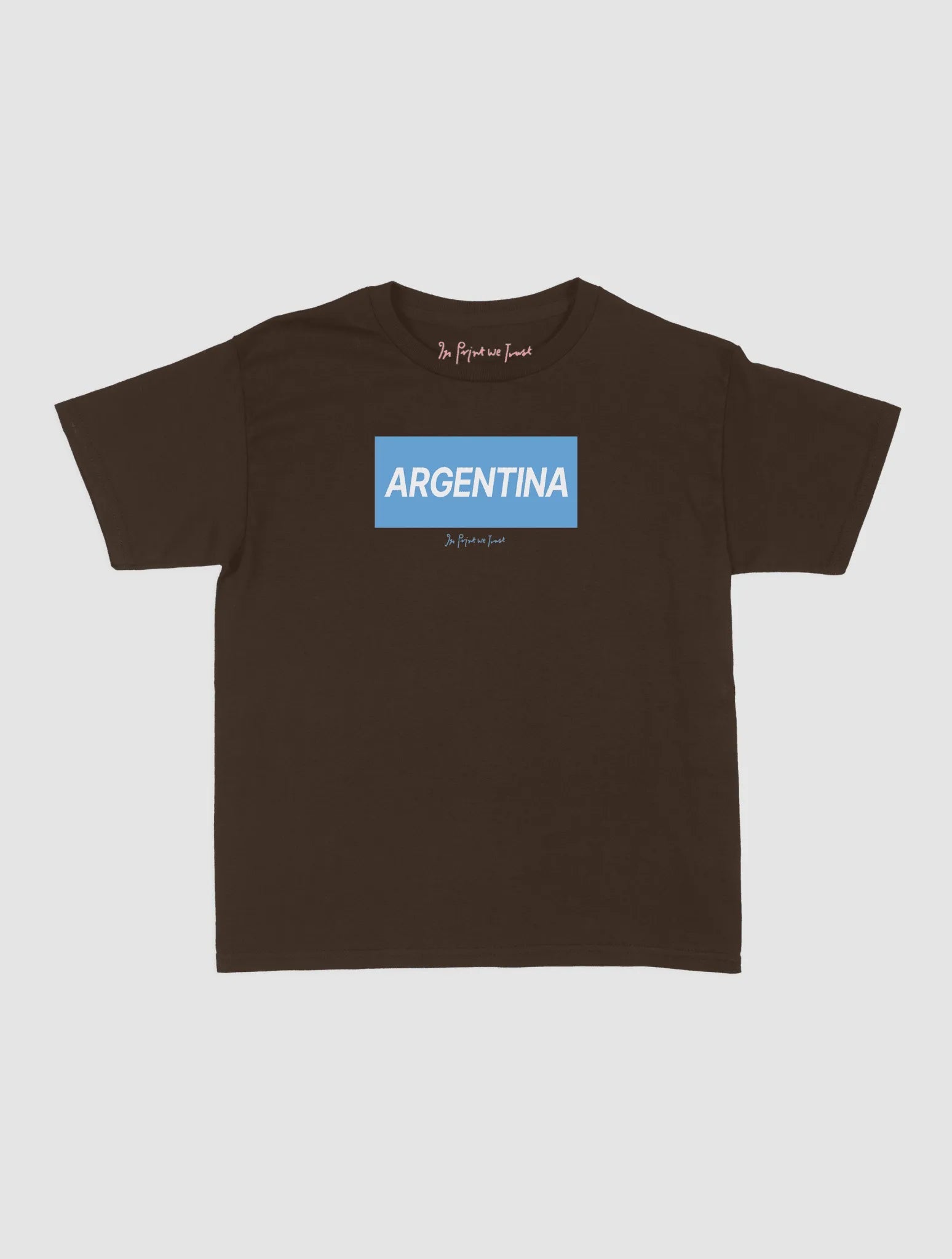 argentina baby tee - In Print We Trust