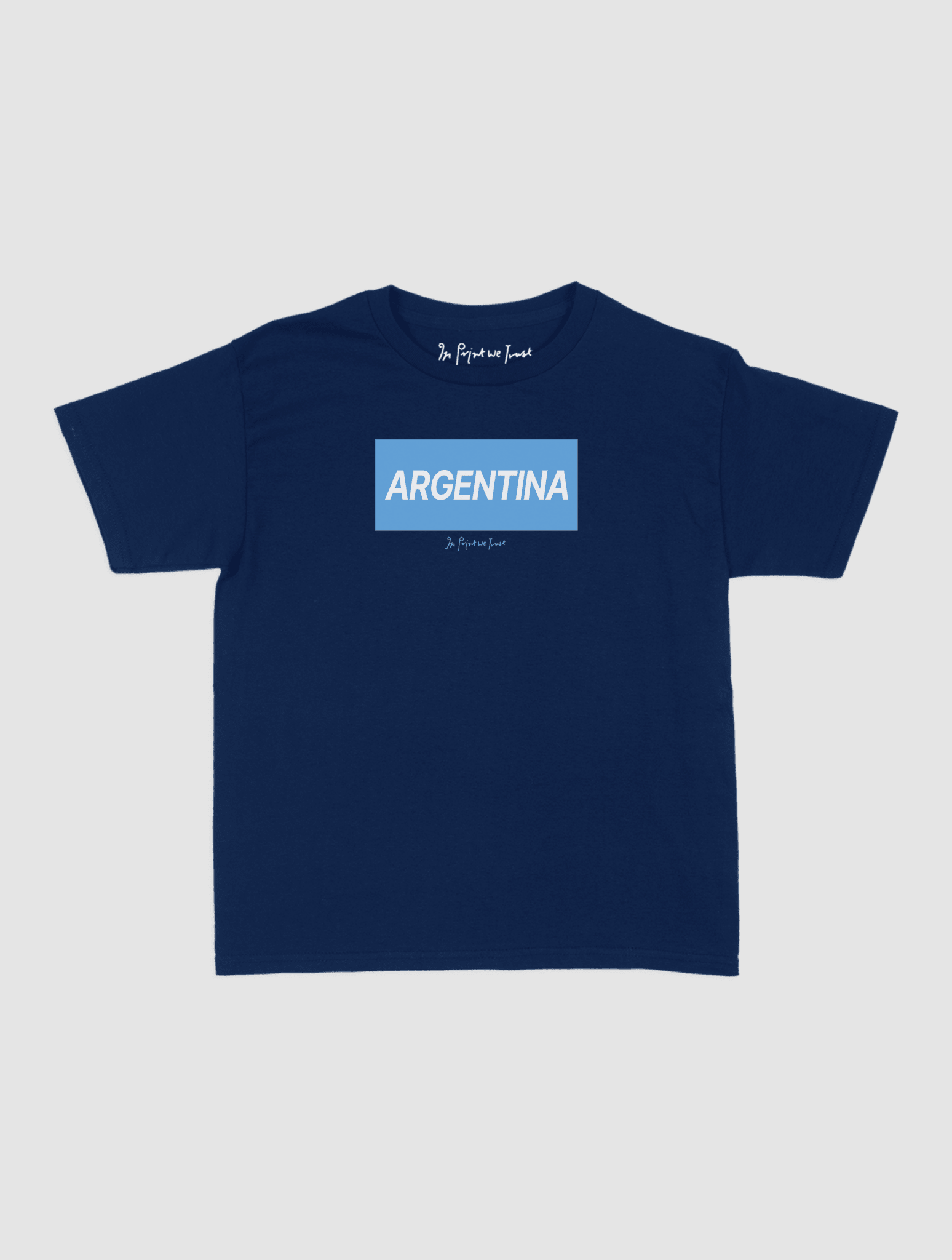argentina baby tee - In Print We Trust