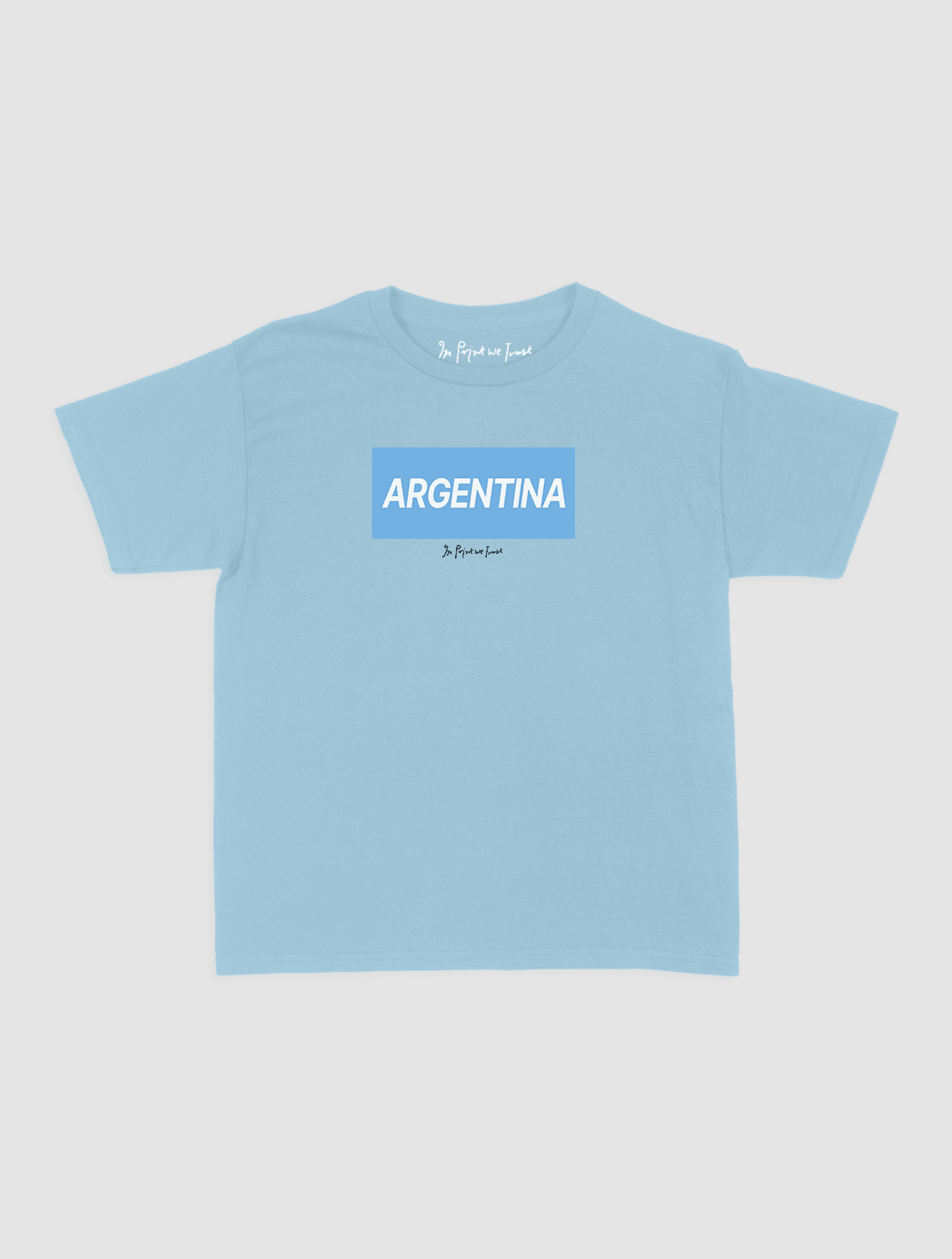 argentina baby tee - In Print We Trust
