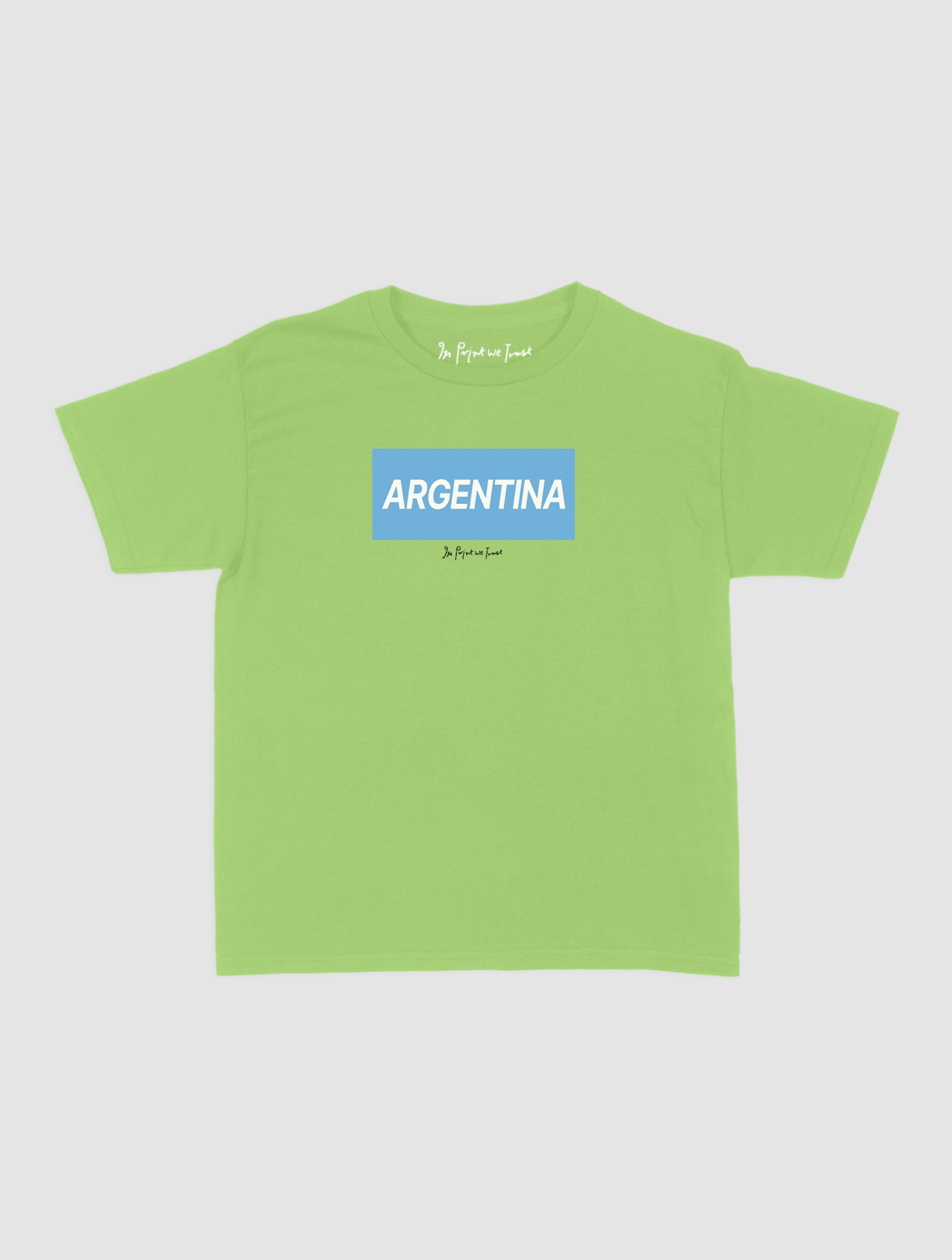 argentina baby tee - In Print We Trust
