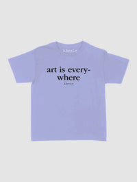 art is everywhere baby tee - In Print We Trust