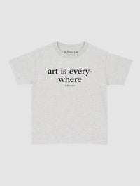 art is everywhere baby tee - In Print We Trust
