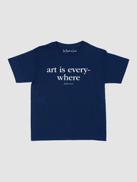 art is everywhere baby tee - In Print We Trust