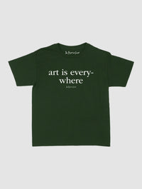 art is everywhere baby tee - In Print We Trust