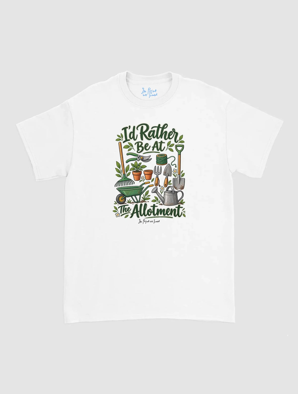 at the allotment - In Print We Trust