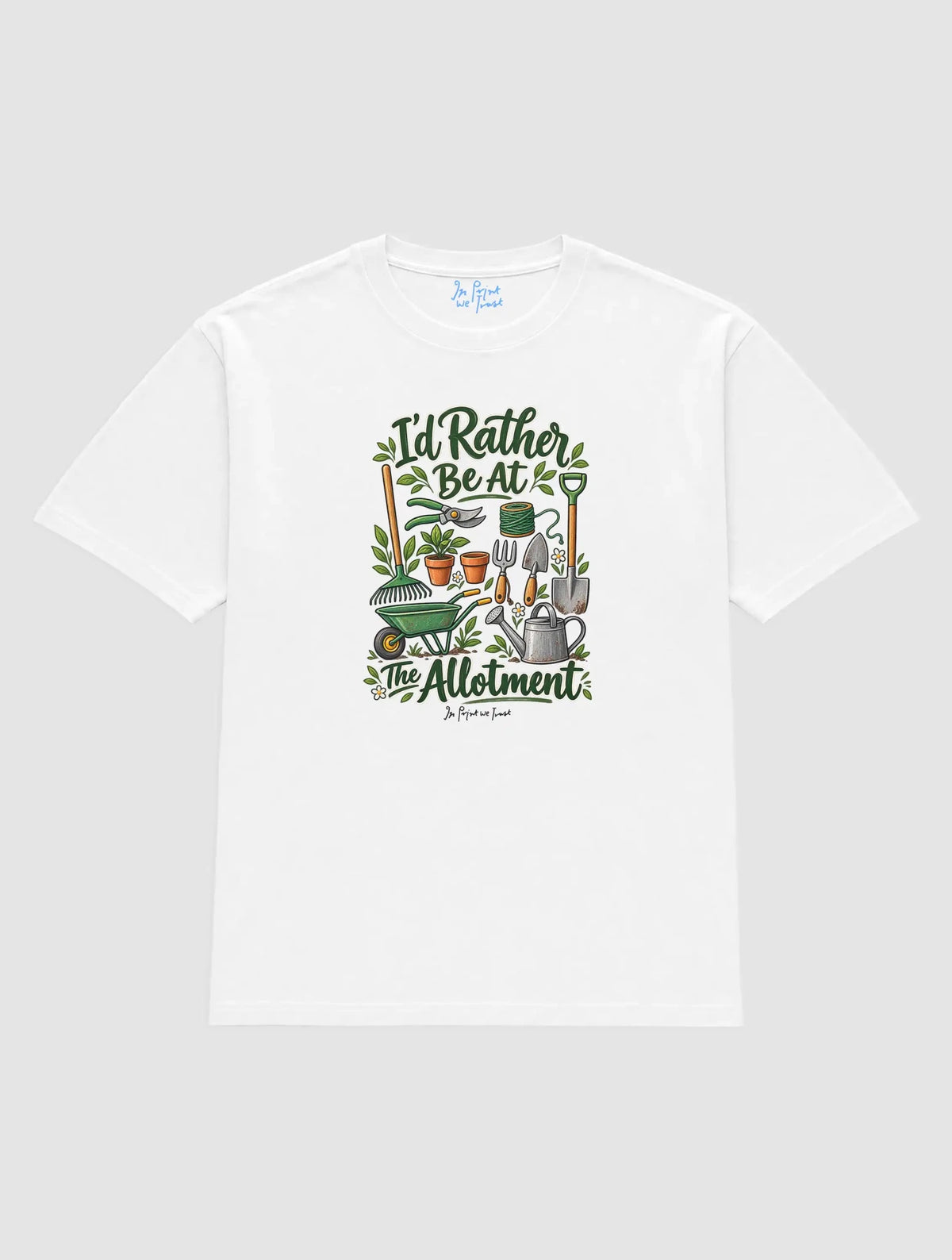 at the allotment - In Print We Trust