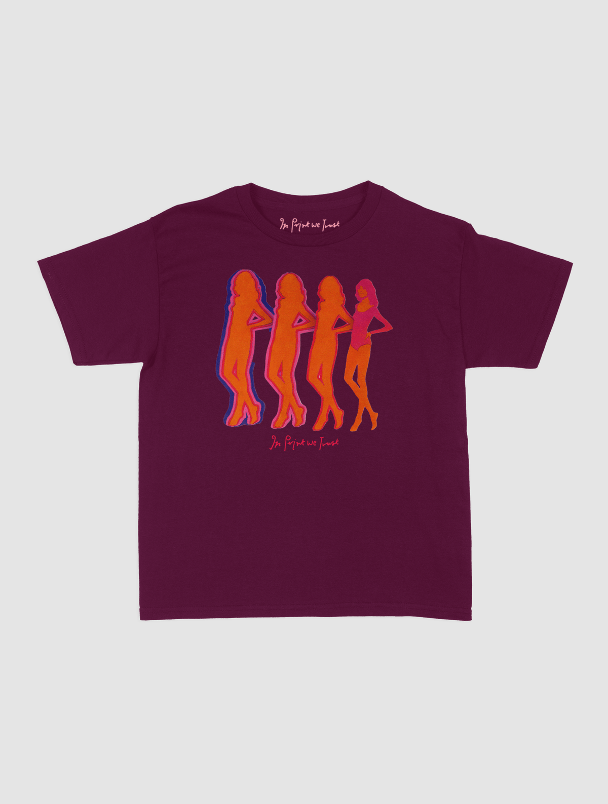 babes baby tee - In Print We Trust