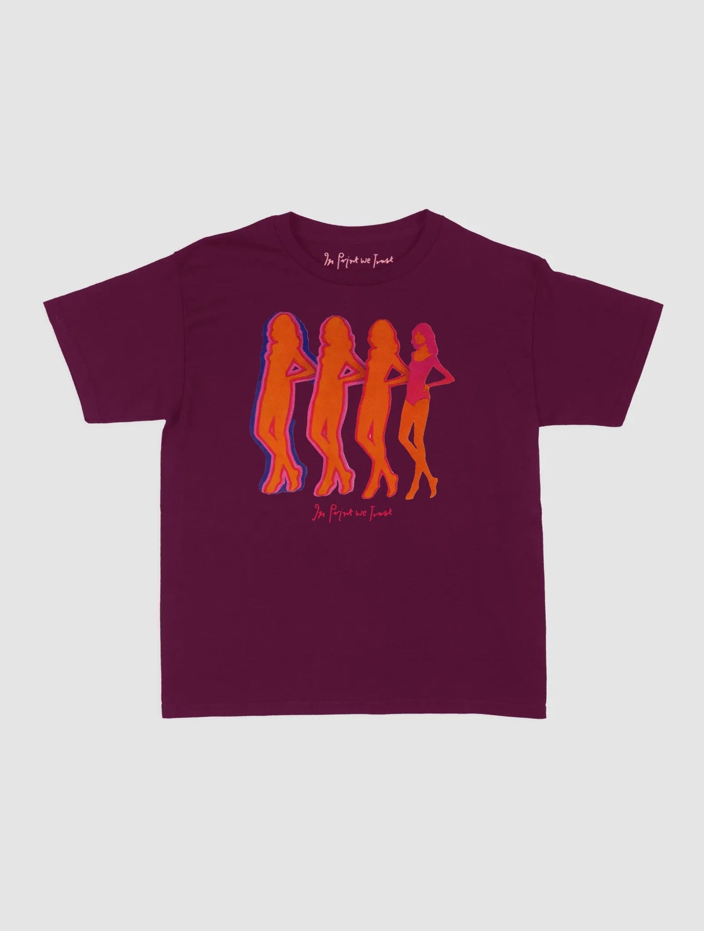 babes baby tee - In Print We Trust