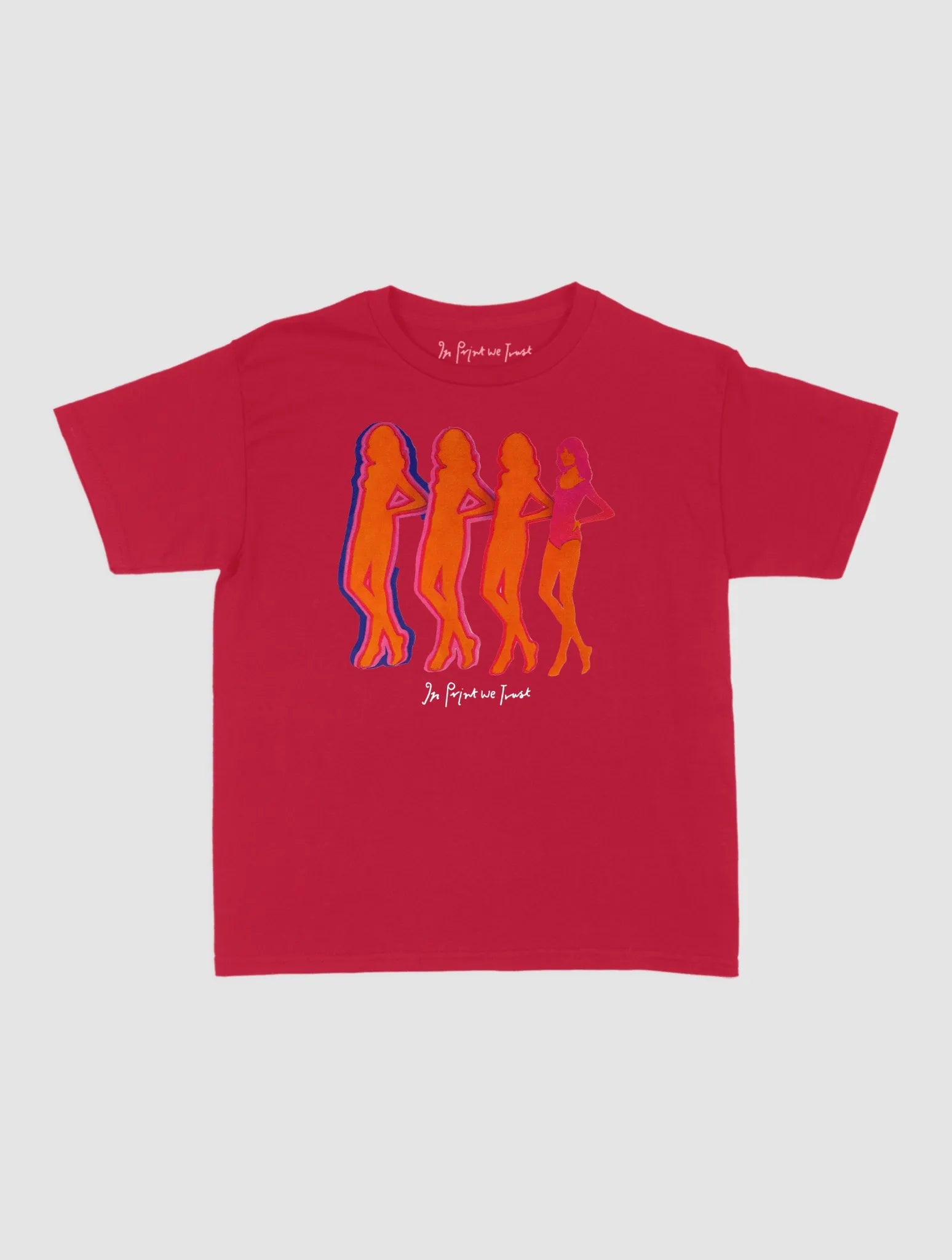 babes baby tee - In Print We Trust