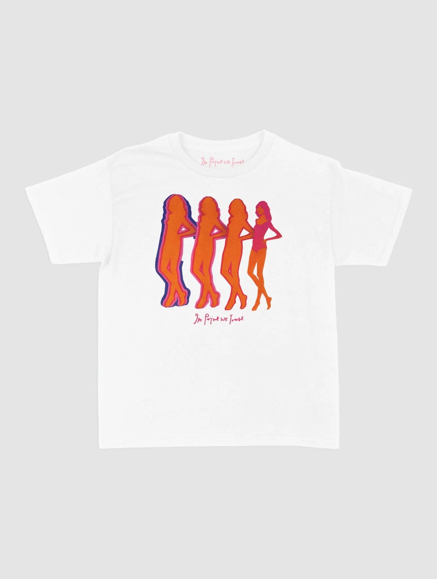 babes baby tee - In Print We Trust