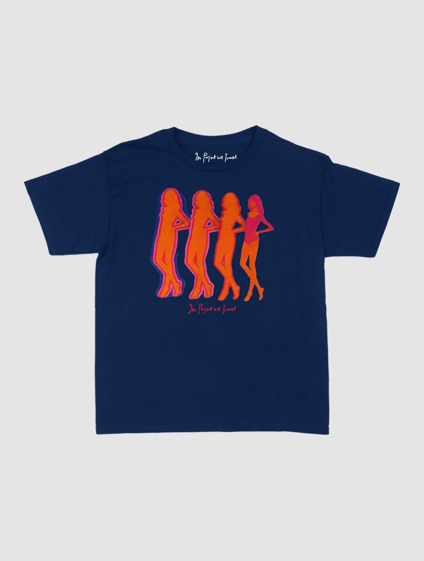 babes baby tee - In Print We Trust