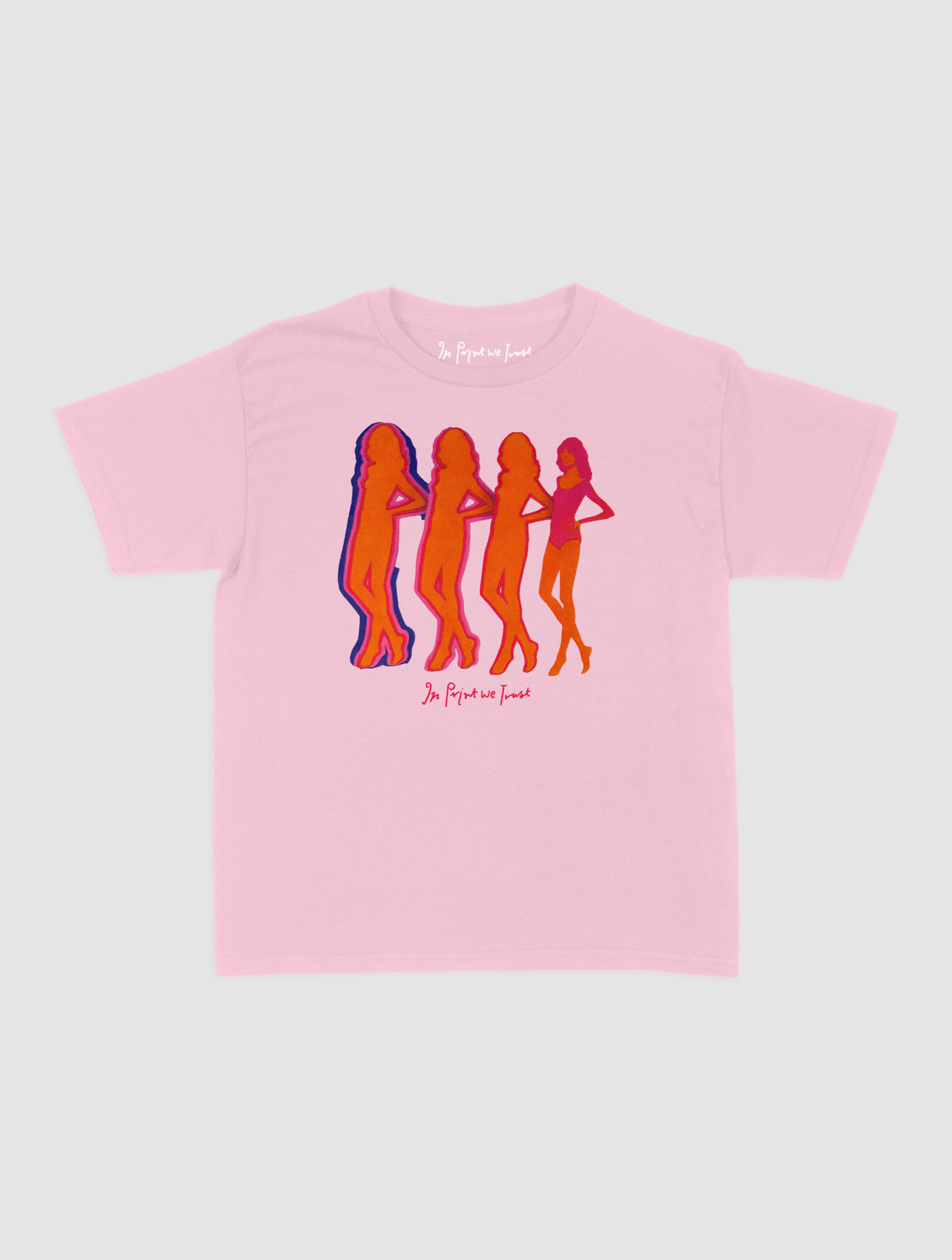 babes baby tee - In Print We Trust
