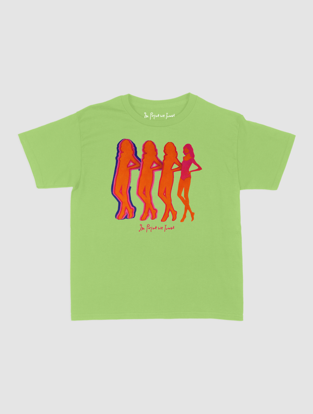 babes baby tee - In Print We Trust