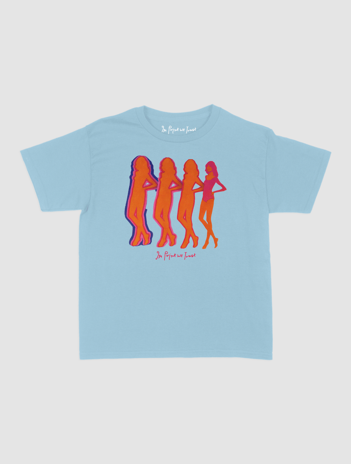 babes baby tee - In Print We Trust