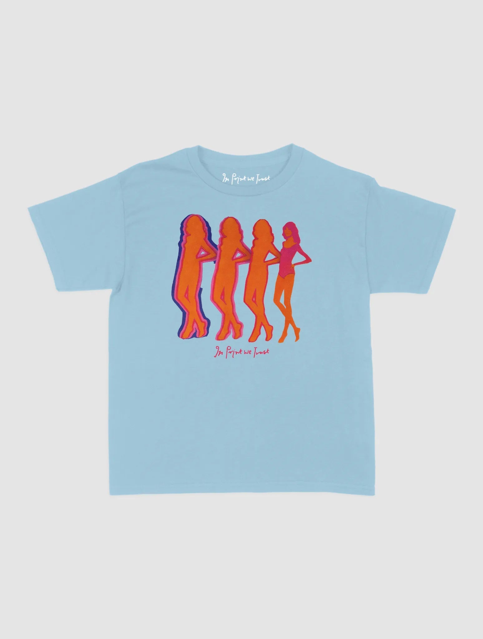 babes baby tee - In Print We Trust