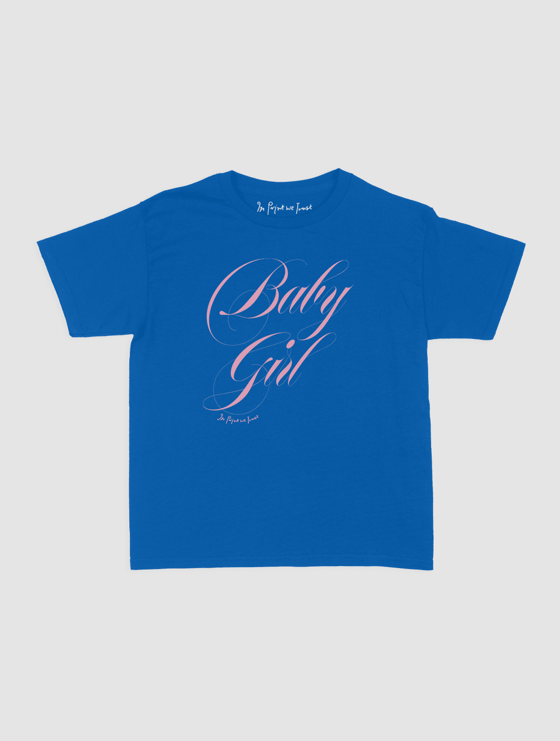 baby girl baby tee - In Print We Trust