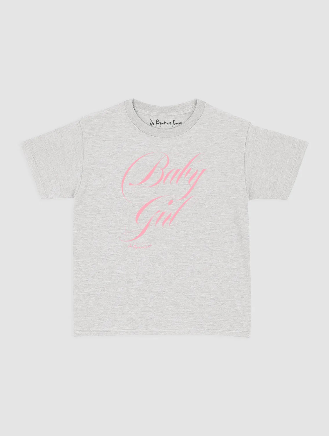 baby girl baby tee - In Print We Trust