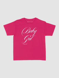 baby girl baby tee - In Print We Trust
