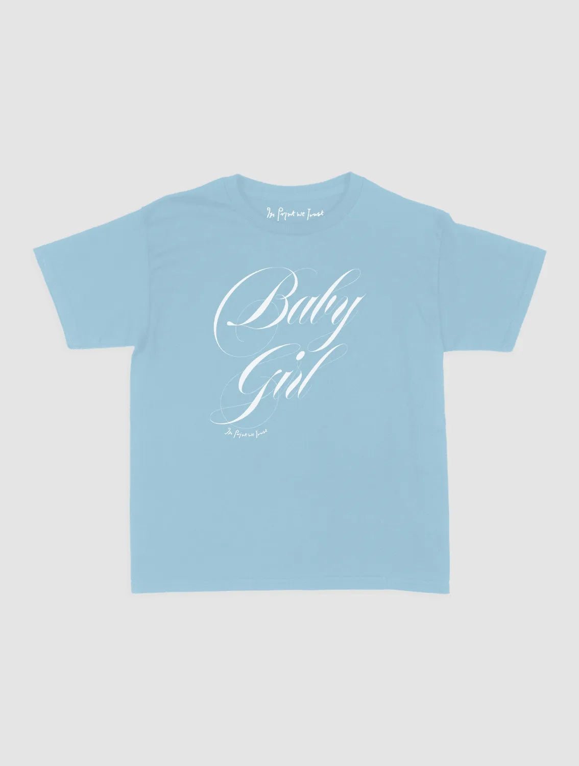 baby girl baby tee - In Print We Trust