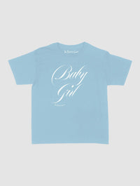 baby girl baby tee - In Print We Trust