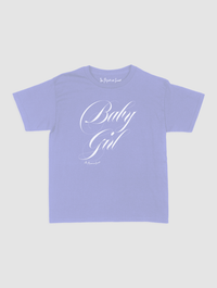 baby girl baby tee - In Print We Trust